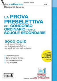 La prova preselettiva del Concorso Ordinario per le Scuole Secondarie