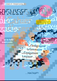 Cahier Grevisse - Français - 4e - Edition 2021