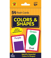 Carson Dellosa Colors and Shapes Flash Cards for Toddlers 2-4 Years, Shape Flash Cards and Primary Colors for Preschool, Kindergarten, Educational Games for Kids Ages 4+