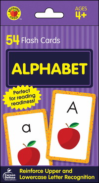 Carson Dellosa Alphabet Flash Cards for Toddlers 2-4 years, ABC Flash Cards, Uppercase and Lowercase Letter and sound recognition with Illustrations, Early Reading Comprehension Practice