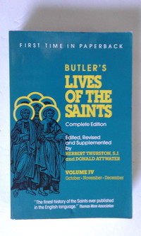 Butler's Lives of the Saints (4 Volume Set)