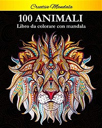 100 Animali da colorare con mandala