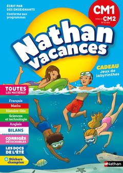 Cahier de Vacances 2024 du CM1 vers le CM2 - Nathan Vacances - 9/10 ANS