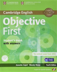 Objective First for Spanish Speakers Self-Study Pack (Student's Book without Answers, 100 Writing Tips, Class CDs (2)) 4th Edition - 9788483236673
