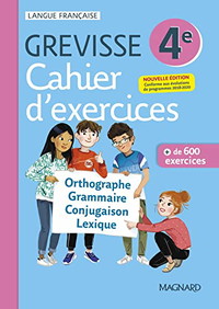 Cahier Grevisse - Français - 4e - Edition 2021