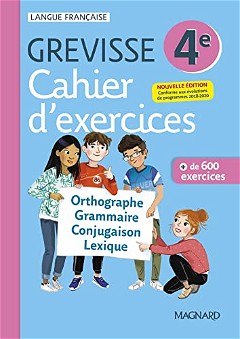 Cahier Grevisse - Français - 4e - Edition 2021