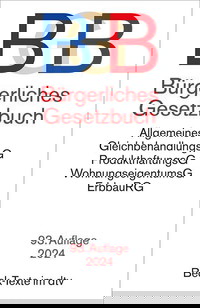 Bürgerliches Gesetzbuch