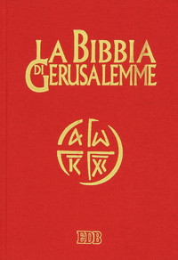 BIBBIA DI GERUSALEMME - EDIZIONE IN TELA ROSSA CON COFANETTO