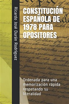 CONSTITUCIÓN ESPAÑOLA DE 1978 PARA OPOSITORES