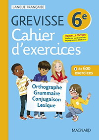 Cahier Grevisse - Français - 6e - Edition 2021