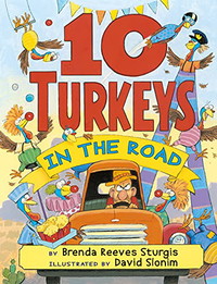 10 Turkeys In The Road