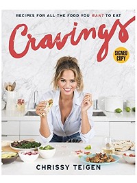 by Chrissy Teigen Cravings Recipes for All the Food You Want to Eat Autographed / Signed Copy